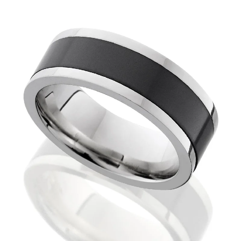 Women's Diamond Rings with Sapphire Accents in Blue for a Colorful and Sophisticated TouchElysium Poseidon Polished Inlay White Gold Wedding Ring Women's Diamond Rings with Sapphire Accents in Blue for a Colorful and Sophisticated TouchElysium Poseidon Polished Inlay White Gold Wedding Ring