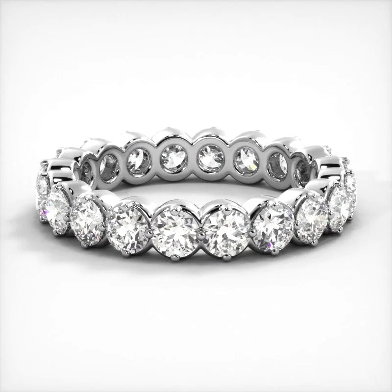 Signature - Design Women's Diamond Rings with a Brand - Specific Pattern and High - Quality Diamonds2.10 ct. Round Diamond Eternity Wedding Band Signature - Design Women's Diamond Rings with a Brand - Specific Pattern and High - Quality Diamonds2.10 ct. Round Diamond Eternity Wedding Band