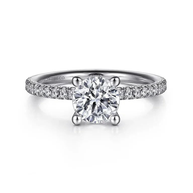 Men's Opal Engagement Rings in 10K Gold with a Milgrain - Trimmed BandEvelyn - 14K White Gold Round Diamond Engagement Ring Men's Opal Engagement Rings in 10K Gold with a Milgrain - Trimmed BandEvelyn - 14K White Gold Round Diamond Engagement Ring