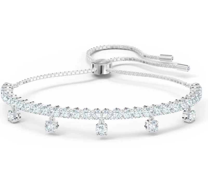 Swarovski Subtle Drops White Gold Tone Crystal Bracelet