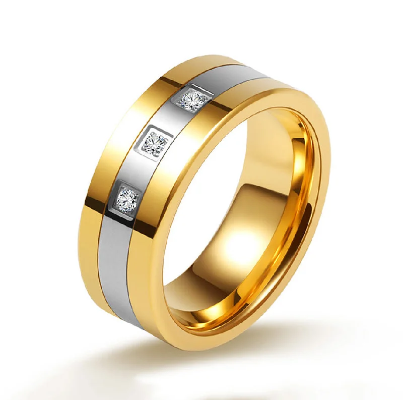 Men's black ceramic rings for a modern and edgy lookHamilton
