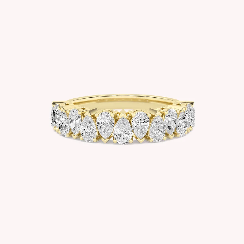 Platinum Pinky Rings with a High - Polished FinishAbelia Pear Diamond Anniversary Ring Platinum Pinky Rings with a High - Polished FinishAbelia Pear Diamond Anniversary Ring