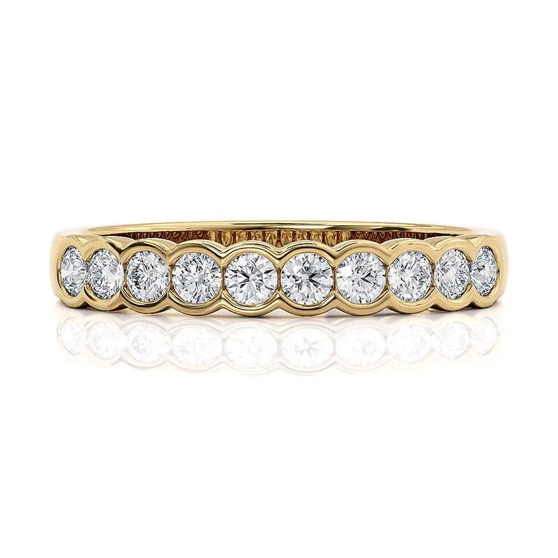 Solitaire diamond anniversary rings for a simple yet stunning lookLeah - Yellow Gold Diamond Wedding & Anniversary Ring 0.50ct Solitaire diamond anniversary rings for a simple yet stunning lookLeah - Yellow Gold Diamond Wedding & Anniversary Ring 0.50ct