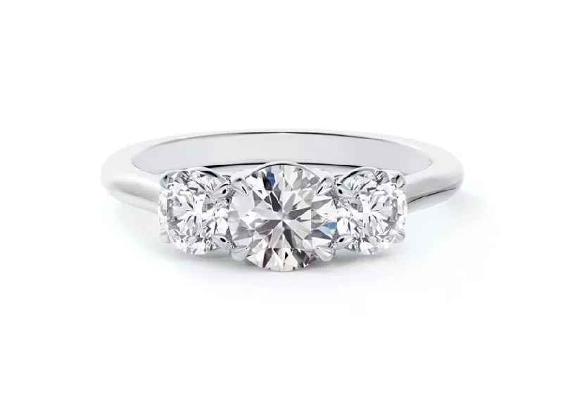 Men's Topaz Engagement Rings in 10K Gold with a Channel - Set Diamond BandForevermark Journey™ Three Stone Ring Men's Topaz Engagement Rings in 10K Gold with a Channel - Set Diamond BandForevermark Journey™ Three Stone Ring