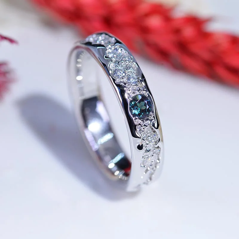 Men's magnetic rings for potential health benefits'' Grand Canyon " Alexandrite Men's Ring Men's magnetic rings for potential health benefits'' Grand Canyon " Alexandrite Men's Ring