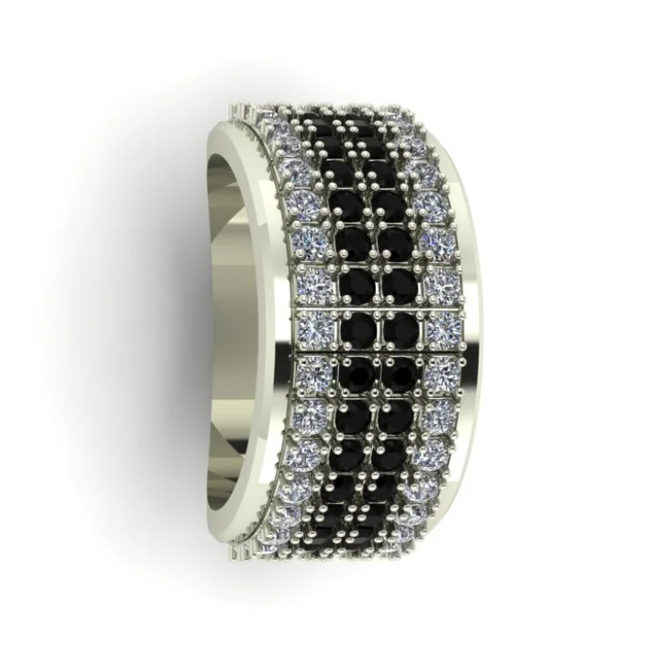 Men's stainless - steel promise rings with a matte finishMWBM0109 - MOISSANITE MENS BAND Men's stainless - steel promise rings with a matte finishMWBM0109 - MOISSANITE MENS BAND