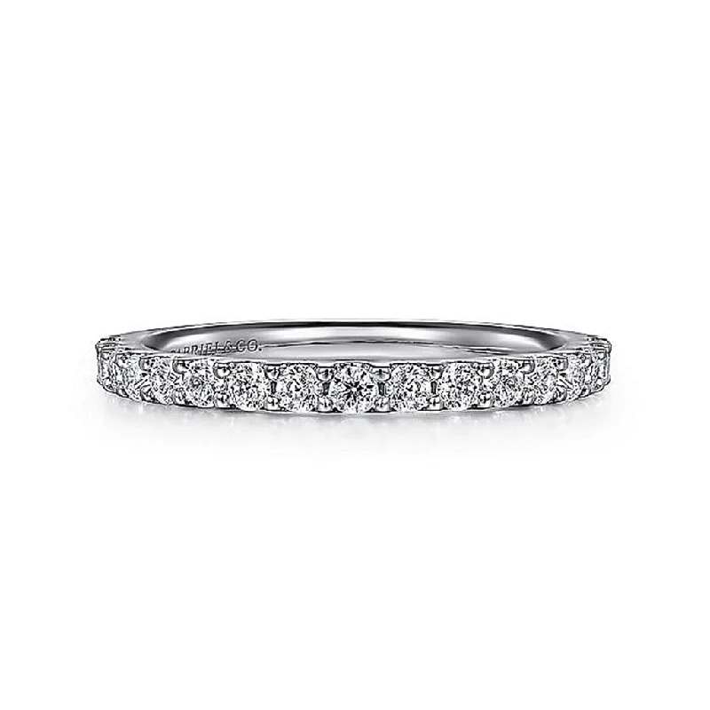Vintage - Style Women's Diamond Rings with Floral - Engraved Bands and Multiple Diamond Accents14K White Gold Shared Prong Diamond Wedding Band Vintage - Style Women's Diamond Rings with Floral - Engraved Bands and Multiple Diamond Accents14K White Gold Shared Prong Diamond Wedding Band