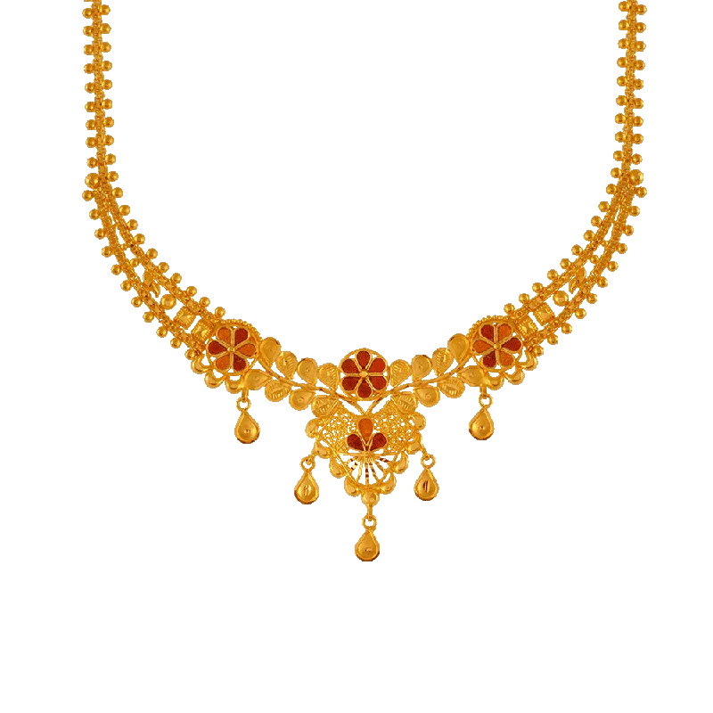 Three - Stone Women's Diamond Rings Symbolizing Past, Present, and Future with Emerald - Cut DiamondsP.c. Chandra Jewellers 22KT Yellow Gold Necklace For Women Three - Stone Women's Diamond Rings Symbolizing Past, Present, and Future with Emerald - Cut DiamondsP.c. Chandra Jewellers 22KT Yellow Gold Necklace For Women