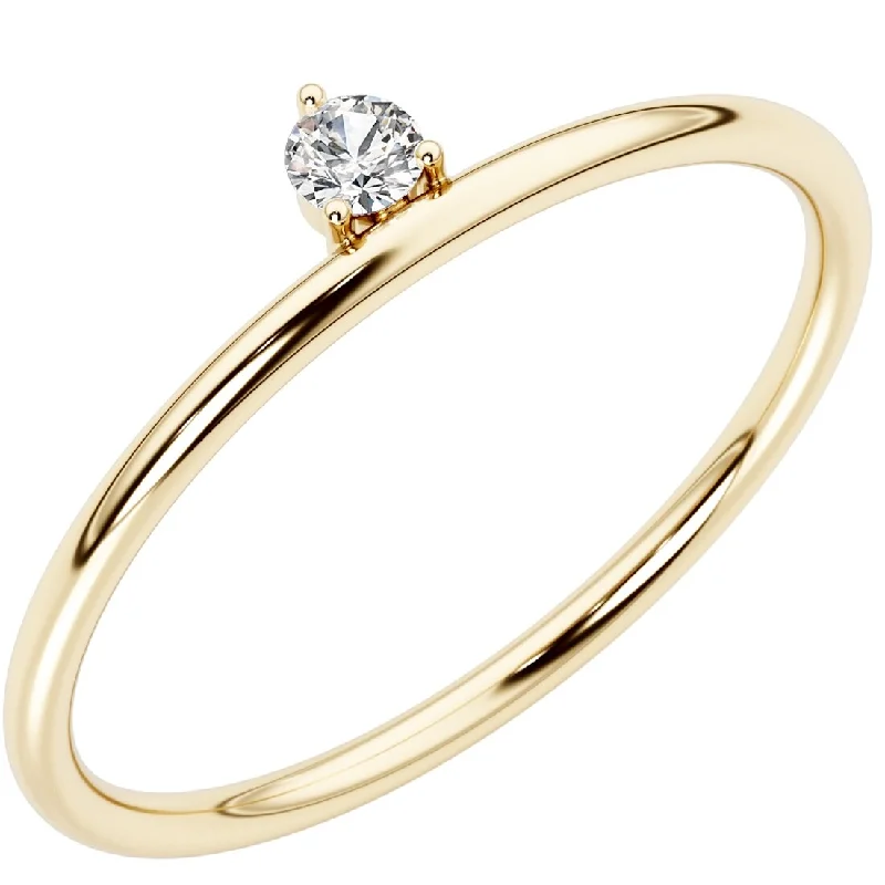 Women's Diamond Rings with Side - Stone Pave Setting for a Sparkling and Continuous Shine14k Gold Plated Sterling Silver Lab Diamond 1/20 ct Stacking Ring Band Women's Diamond Rings with Side - Stone Pave Setting for a Sparkling and Continuous Shine14k Gold Plated Sterling Silver Lab Diamond 1/20 ct Stacking Ring Band