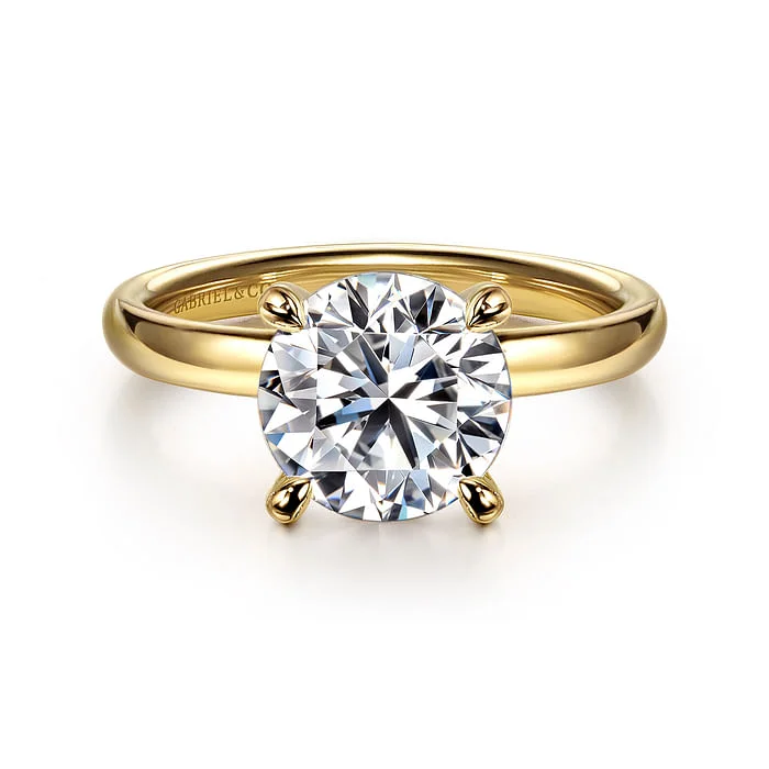 Men's Peridot Engagement Rings in 14K Gold - Filled Metal with a Micro - Pave SettingUnite - 14K Yellow Gold Round Solitaire Diamond Engagement Ring (Setting Only) Men's Peridot Engagement Rings in 14K Gold - Filled Metal with a Micro - Pave SettingUnite - 14K Yellow Gold Round Solitaire Diamond Engagement Ring (Setting Only)