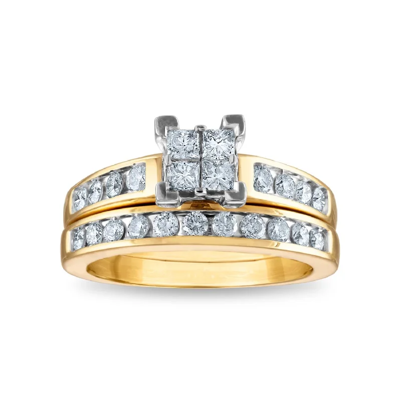 Men's Alexandrite Engagement Rings in Platinum with a Hidden Halo of Diamonds1 CTW Diamond Classic Bridal Set in 10KT Yellow Gold Men's Alexandrite Engagement Rings in Platinum with a Hidden Halo of Diamonds1 CTW Diamond Classic Bridal Set in 10KT Yellow Gold