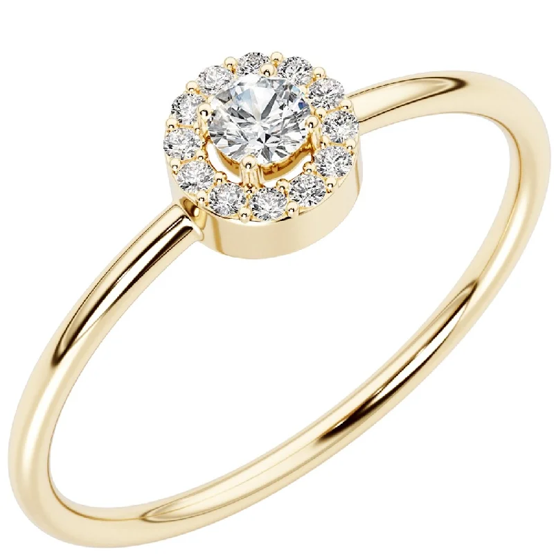 Tennis - Style Women's Diamond Rings with a Continuous Row of Diamonds for a Classic and Versatile Look14k Gold Plated Sterling Silver Lab Diamond 1/10 ct Stacking Ring Band Tennis - Style Women's Diamond Rings with a Continuous Row of Diamonds for a Classic and Versatile Look14k Gold Plated Sterling Silver Lab Diamond 1/10 ct Stacking Ring Band