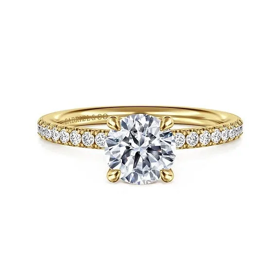 Men's Topaz Engagement Rings in 10K Gold with a Channel - Set Diamond BandTwain - 14K Yellow Gold Round Diamond Engagement Ring (Setting Only) Men's Topaz Engagement Rings in 10K Gold with a Channel - Set Diamond BandTwain - 14K Yellow Gold Round Diamond Engagement Ring (Setting Only)