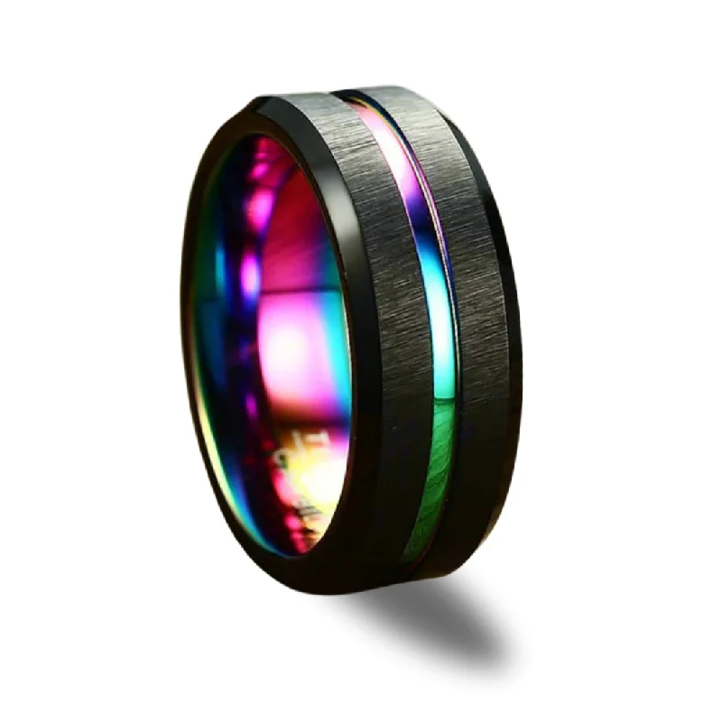 Men's thumb rings with a wide bandOscar - Tungsten Clearance Sale❗