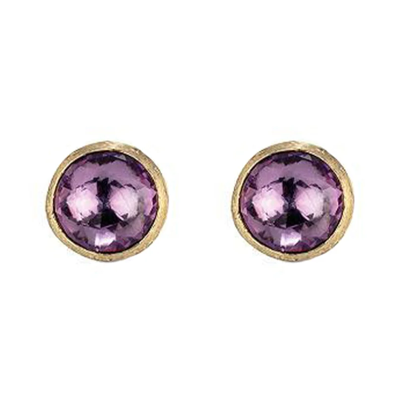 Marco Bicego Jaipur 18ct Yellow Gold Amethyst Stud Earrings