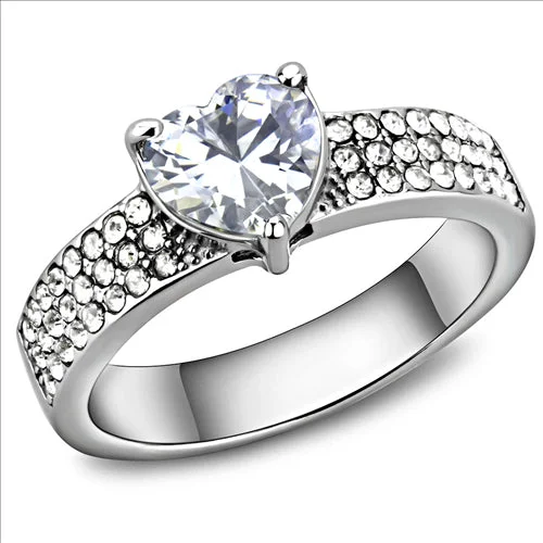 Yellow gold anniversary rings with a warm lusterCJE3505 Wholesale Women Stainless Steel Ring High polished (no plating) AAA Grade CZ Clear Ring Yellow gold anniversary rings with a warm lusterCJE3505 Wholesale Women Stainless Steel Ring High polished (no plating) AAA Grade CZ Clear Ring