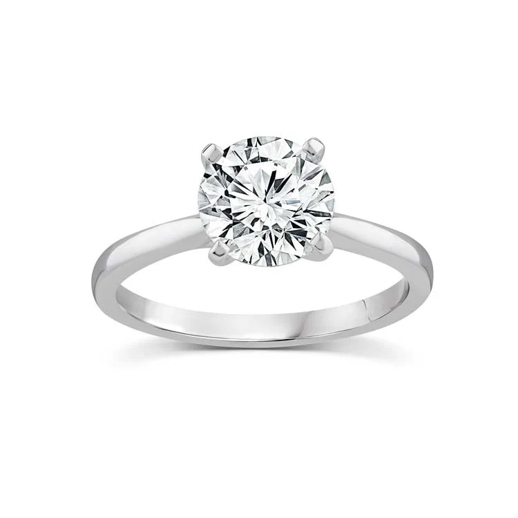 Women's Diamond Rings with Amethyst and Diamond Combinations for a Purple - Hued Elegance18ct White Gold 1.50ct F/VS2 Round Lab Grown Diamond Solitaire Ring Women's Diamond Rings with Amethyst and Diamond Combinations for a Purple - Hued Elegance18ct White Gold 1.50ct F/VS2 Round Lab Grown Diamond Solitaire Ring