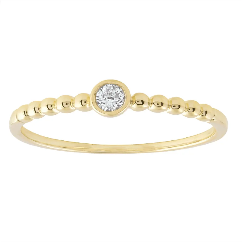 Halo - Style Women's Diamond Rings with a Center Diamond Surrounded by Smaller Diamonds in 18K Gold9ct Yellow Gold 0.08Ct HI/I1 Solitaire Diamond Ring Halo - Style Women's Diamond Rings with a Center Diamond Surrounded by Smaller Diamonds in 18K Gold9ct Yellow Gold 0.08Ct HI/I1 Solitaire Diamond Ring