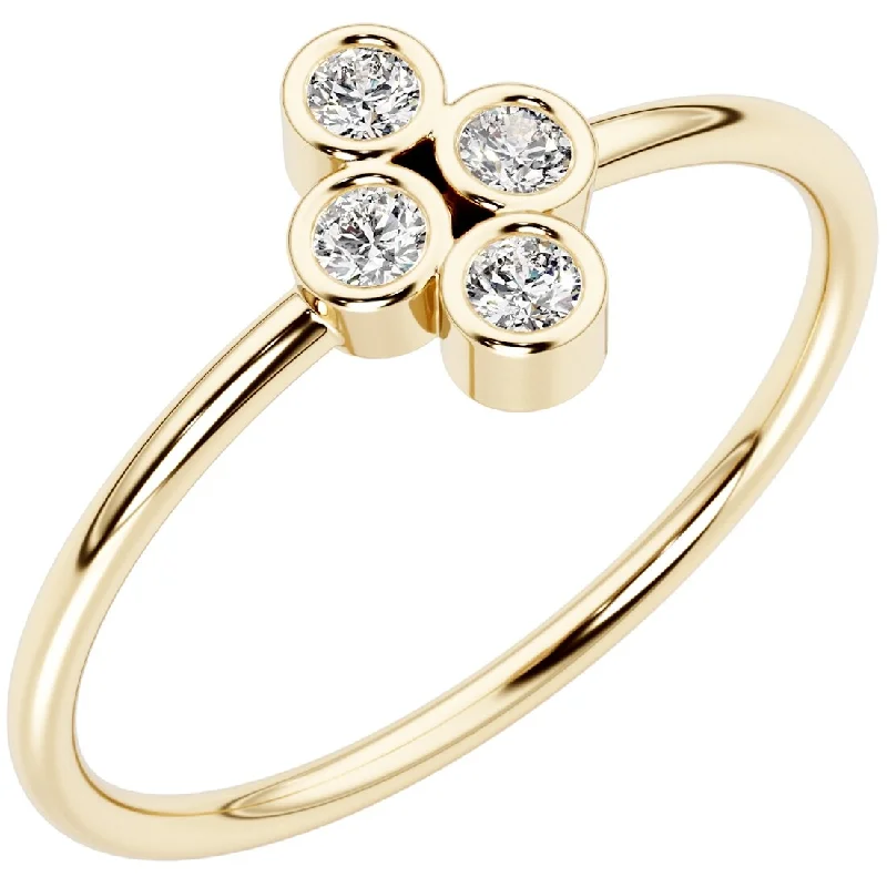 Vintage - Style Women's Diamond Rings with Floral - Engraved Bands and Multiple Diamond Accents14k Gold Plated Sterling Silver Lab Diamond 1/8 ct Stacking Ring Band Vintage - Style Women's Diamond Rings with Floral - Engraved Bands and Multiple Diamond Accents14k Gold Plated Sterling Silver Lab Diamond 1/8 ct Stacking Ring Band