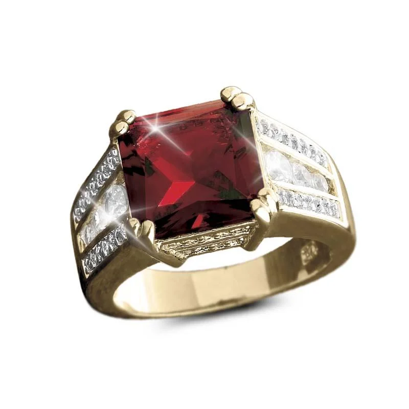 Women's Rings with Birthstones for a Personalized TouchAstra Garnet Ring
