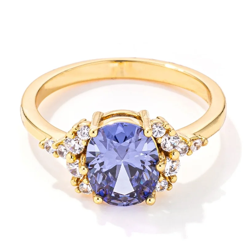 Chunky Fashion Rings in Copper with Geometric Patterns for a Bold Accessory3ct. Gold Plated Oval Tanzanite CZ Engagement Ring Chunky Fashion Rings in Copper with Geometric Patterns for a Bold Accessory3ct. Gold Plated Oval Tanzanite CZ Engagement Ring
