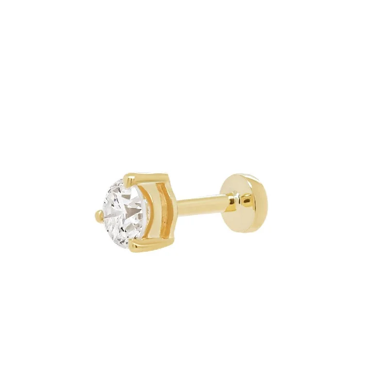 Kids' Plastic Animal - Shaped Stud Earrings in Bright Colors for a Fun and Safe Accessory4mm Round Diamond Threaded Flat Back Earring | 0.35GMS 0.25CT | Single Kids' Plastic Animal - Shaped Stud Earrings in Bright Colors for a Fun and Safe Accessory4mm Round Diamond Threaded Flat Back Earring | 0.35GMS 0.25CT | Single