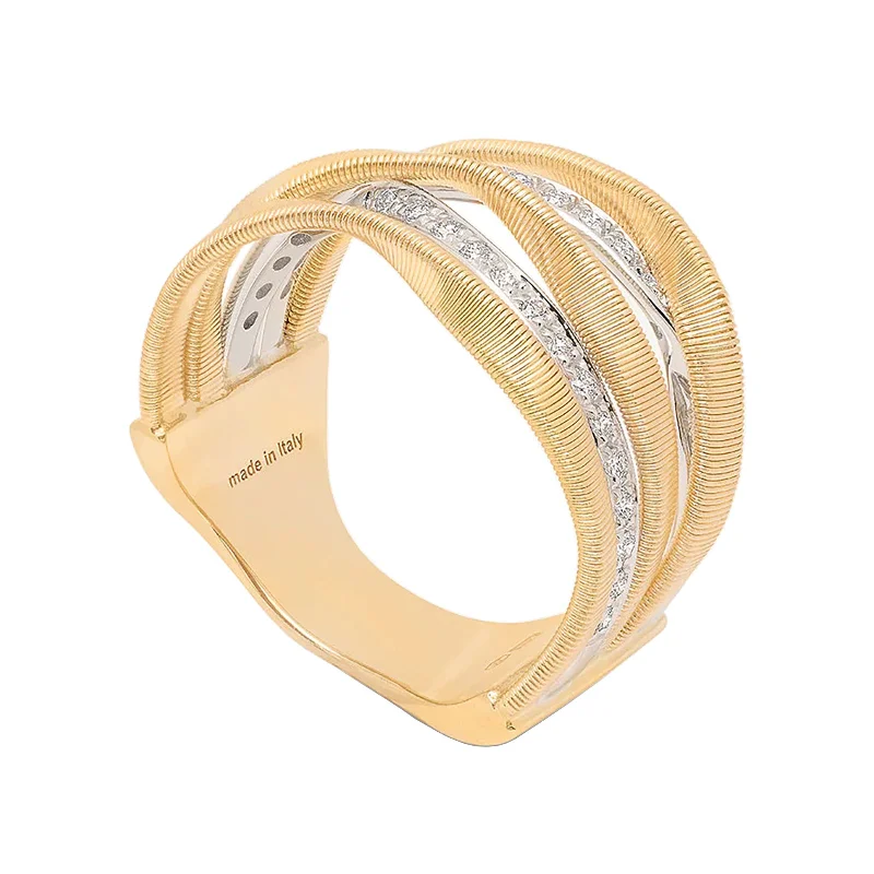 Fashion Rings with Zodiac Symbols in Gold - Filled Metal for a Personalized TouchMarrakech 5-Band Coil Ring With Diamonds Fashion Rings with Zodiac Symbols in Gold - Filled Metal for a Personalized TouchMarrakech 5-Band Coil Ring With Diamonds