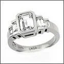 Two - tone gold anniversary rings for a modern look1.5 Carat Emerald Cut Bezel Cubic Zirconia Anniversary Ring 14K White Gold Two - tone gold anniversary rings for a modern look1.5 Carat Emerald Cut Bezel Cubic Zirconia Anniversary Ring 14K White Gold