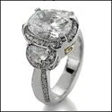 Anniversary rings with a diamond - and - malachite combination3 Ct Oval and Half Moon Cubic Zirconia 14K White Gold Engagement Ring Anniversary rings with a diamond - and - malachite combination3 Ct Oval and Half Moon Cubic Zirconia 14K White Gold Engagement Ring