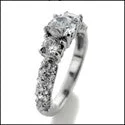 10K gold anniversary rings with a floral engraved bandHalf Carat Round Cubic Zirconia Center Pave Sides Ring 14K White Gold 10K gold anniversary rings with a floral engraved bandHalf Carat Round Cubic Zirconia Center Pave Sides Ring 14K White Gold