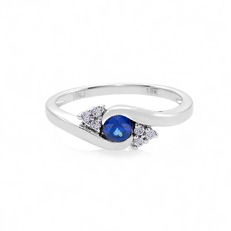 Heart - Shaped Engagement Rings in 14K Pink Gold for a Romantic ProposalBlue Sapphire and Diamond Ring in White Gold Heart - Shaped Engagement Rings in 14K Pink Gold for a Romantic ProposalBlue Sapphire and Diamond Ring in White Gold