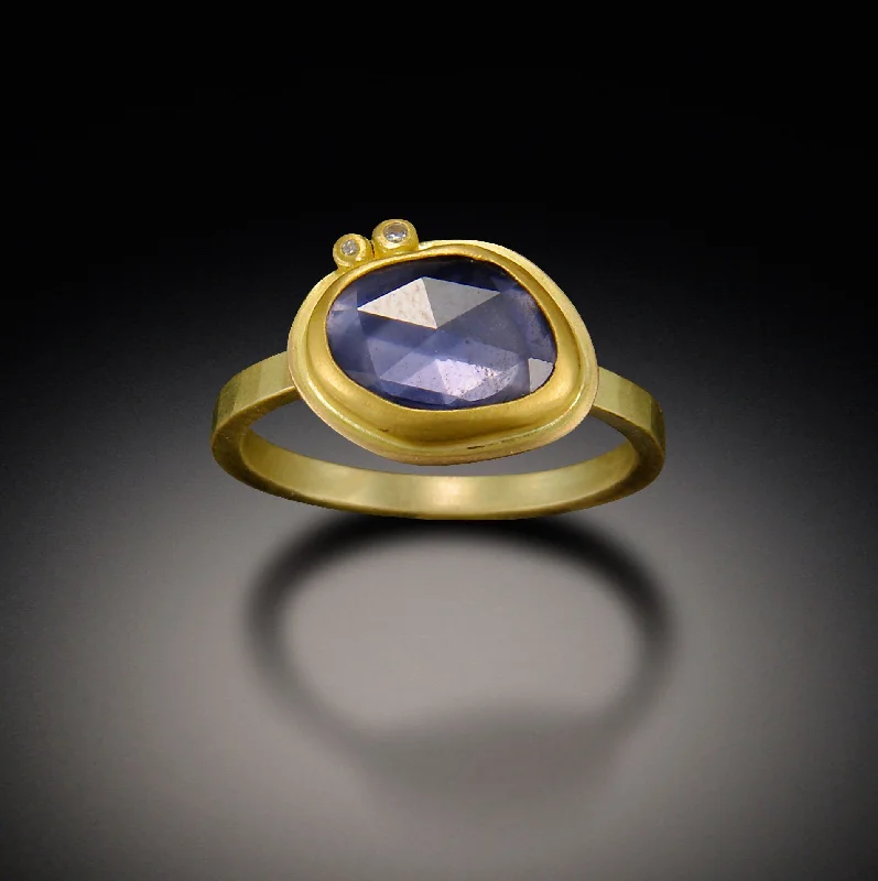 Amethyst Gemstone Rings in Sterling Silver with a Halo of Cubic Zirconia for a Budget - Friendly LuxuryOrganic Blue Sapphire Ring with Diamonds Amethyst Gemstone Rings in Sterling Silver with a Halo of Cubic Zirconia for a Budget - Friendly LuxuryOrganic Blue Sapphire Ring with Diamonds