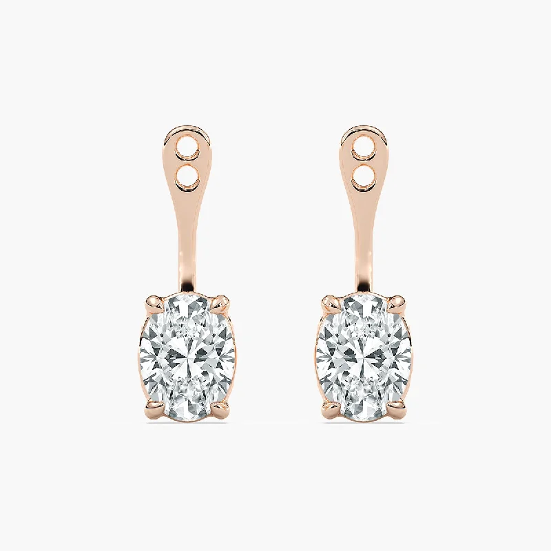 Rhinestone - Embellished Crown - Shaped Stud Earrings for a Princess - Inspired LookLab Grown Diamond Drop Earring Jackets Rhinestone - Embellished Crown - Shaped Stud Earrings for a Princess - Inspired LookLab Grown Diamond Drop Earring Jackets