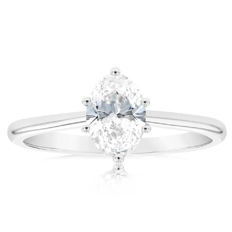 Pear - Shaped Engagement Rings in Yellow Gold with a Diamond - Encrusted BandLuminesce Lab Grown 14ct White Gold 1 Carat Solitaire Engagement Ring Pear - Shaped Engagement Rings in Yellow Gold with a Diamond - Encrusted BandLuminesce Lab Grown 14ct White Gold 1 Carat Solitaire Engagement Ring