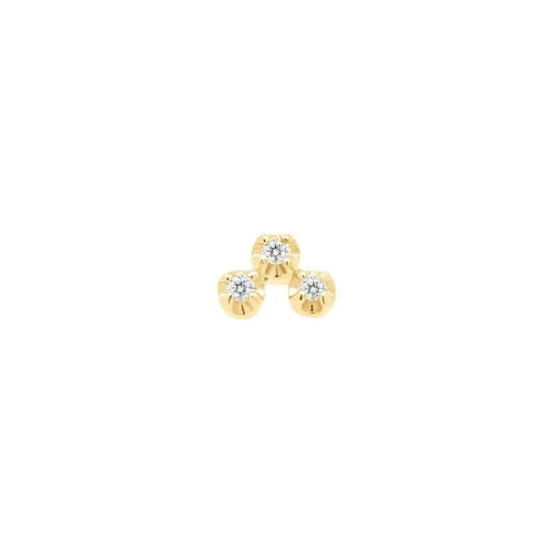 Kids' Plastic Animal - Shaped Stud Earrings in Bright Colors for a Fun and Safe AccessoryMini Diamond Cluster Threaded Flat Back Earring | .5GMS .02CT | Single Kids' Plastic Animal - Shaped Stud Earrings in Bright Colors for a Fun and Safe AccessoryMini Diamond Cluster Threaded Flat Back Earring | .5GMS .02CT | Single