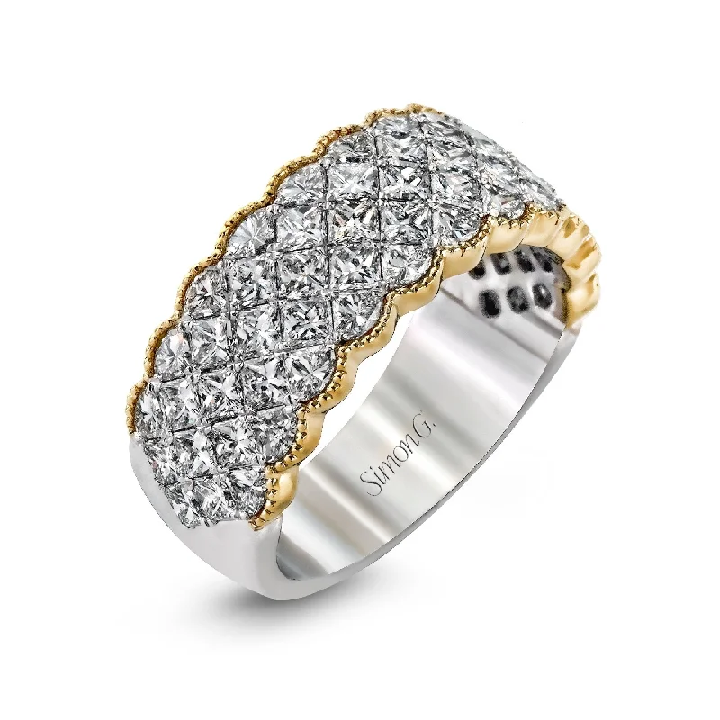 Anniversary rings with a diamond - and - tourmaline combinationSimon-Set Anniversary Ring In 18k Gold With Diamonds Anniversary rings with a diamond - and - tourmaline combinationSimon-Set Anniversary Ring In 18k Gold With Diamonds