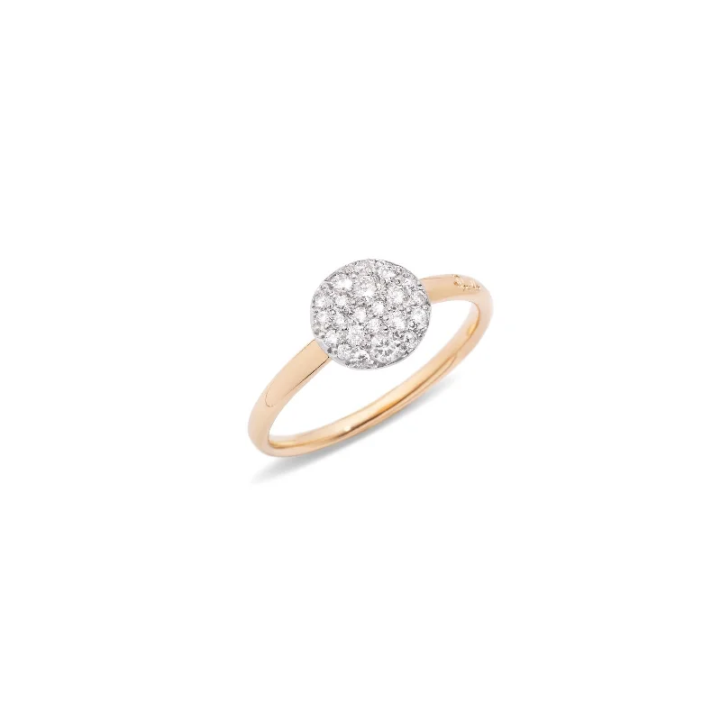 Chunky Fashion Rings in Copper with Geometric Patterns for a Bold AccessorySmall Sabbia Ring with Diamonds Chunky Fashion Rings in Copper with Geometric Patterns for a Bold AccessorySmall Sabbia Ring with Diamonds