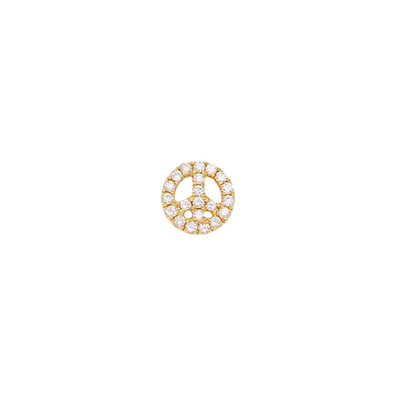 Rainbow - Colored Enameled Butterfly Stud Earrings for a Playful and Colorful StatementPeace Sign Threaded Flat Back Earring | .35GMS .03CT | Single Rainbow - Colored Enameled Butterfly Stud Earrings for a Playful and Colorful StatementPeace Sign Threaded Flat Back Earring | .35GMS .03CT | Single