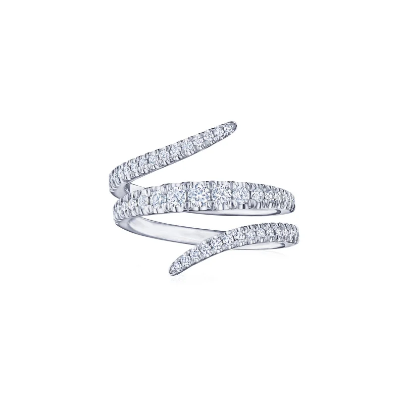 Pearl - Adorned Fashion Rings in Gold - Tone Alloy for a Sophisticated LookVine Wrap Ring with Diamonds Pearl - Adorned Fashion Rings in Gold - Tone Alloy for a Sophisticated LookVine Wrap Ring with Diamonds