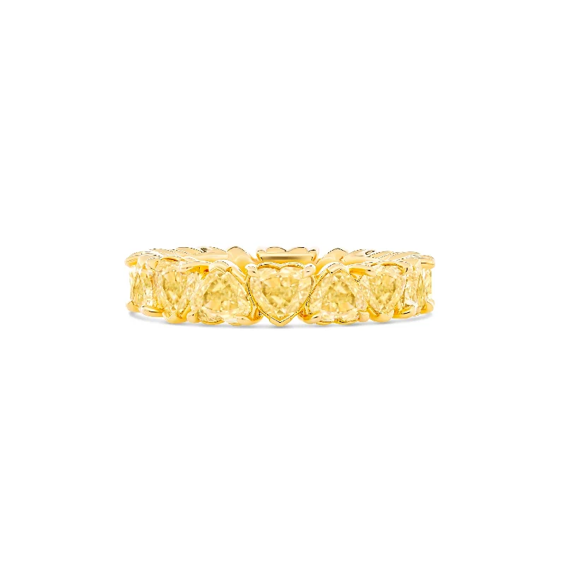 Vintage - Reproduction Fashion Rings in Bronze with Cameo - Style MedallionsRiviera Heart Shaped Fancy Yellow Diamond Eternity Ring | 18K Yellow Gold Vintage - Reproduction Fashion Rings in Bronze with Cameo - Style MedallionsRiviera Heart Shaped Fancy Yellow Diamond Eternity Ring | 18K Yellow Gold