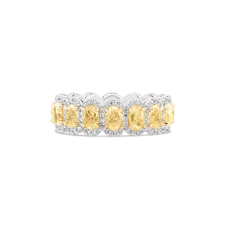 Beaded Fashion Rings in Natural Stones and Cotton Cord for a Handmade AestheticRiviera Oval Shaped Fancy Yellow Diamond Halo Eternity Ring | 18K White Gold Beaded Fashion Rings in Natural Stones and Cotton Cord for a Handmade AestheticRiviera Oval Shaped Fancy Yellow Diamond Halo Eternity Ring | 18K White Gold