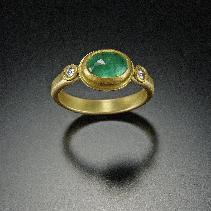 Opal Gemstone Rings in Rose Gold with a Milgrain Edge for a Feminine and Romantic StyleRose Cut Emerald Ring with Diamonds Opal Gemstone Rings in Rose Gold with a Milgrain Edge for a Feminine and Romantic StyleRose Cut Emerald Ring with Diamonds
