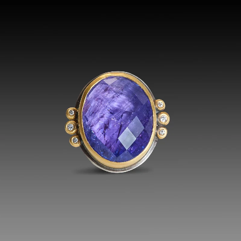 Turquoise Gemstone Rings in 925 Silver with a Southwestern - Inspired Design for a Rustic CharmRose Cut Tanzanite Ring with Diamond Trios Turquoise Gemstone Rings in 925 Silver with a Southwestern - Inspired Design for a Rustic CharmRose Cut Tanzanite Ring with Diamond Trios