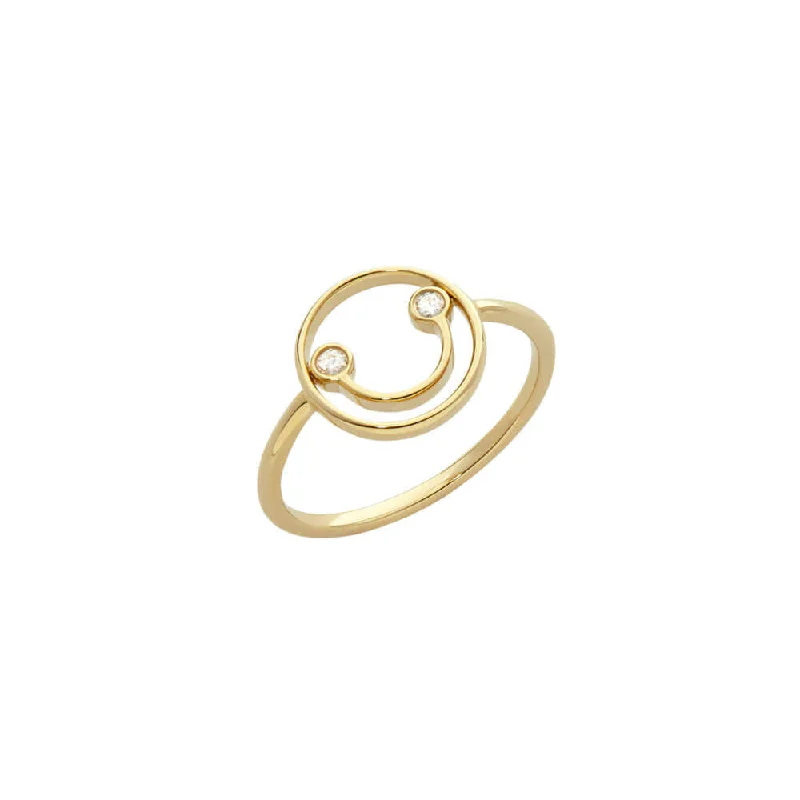 Moonstone Gemstone Rings in Silver - Plated Copper with a Celtic - Inspired Pattern for a Mystical VibePETIT Belle 14K Gold Ring w. Diamond Moonstone Gemstone Rings in Silver - Plated Copper with a Celtic - Inspired Pattern for a Mystical VibePETIT Belle 14K Gold Ring w. Diamond