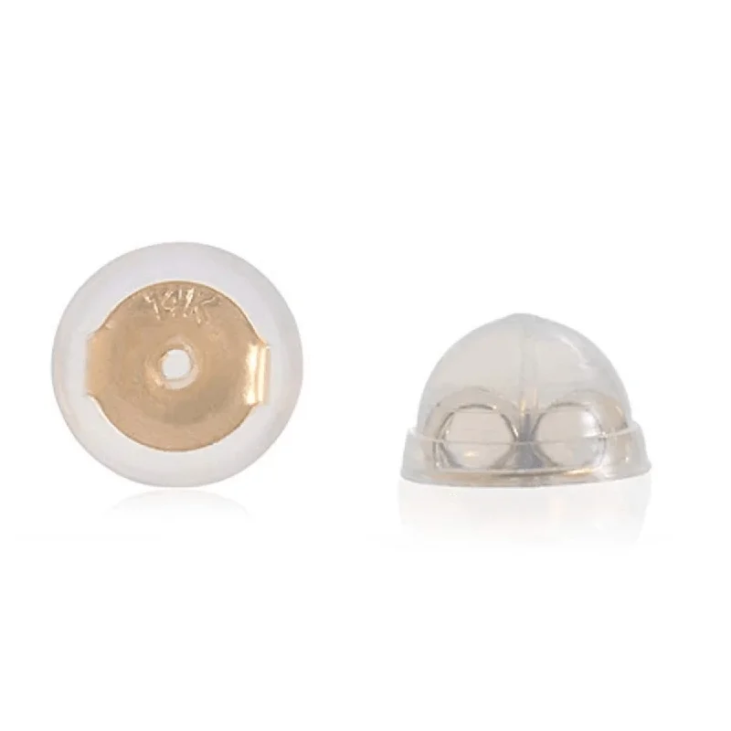 Rose Gold - Tone Geometric - Patterned Stud Earrings for a Modern and Trendy LookUniversal 14K Silicone Earring Back | Single Rose Gold - Tone Geometric - Patterned Stud Earrings for a Modern and Trendy LookUniversal 14K Silicone Earring Back | Single