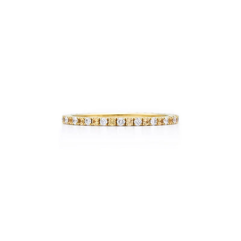 Adjustable Fashion Rings in Leather and Brass with a Tribal - Inspired DesignKwiat Stackable Slim Ring with Diamonds and Yellow Sapphires Adjustable Fashion Rings in Leather and Brass with a Tribal - Inspired DesignKwiat Stackable Slim Ring with Diamonds and Yellow Sapphires