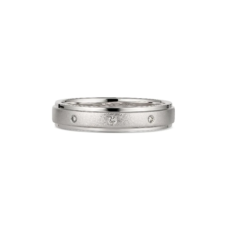 Open - Band Fashion Rings in Sterling Silver with Gemstone InlaysWedding Eternity Round Brilliant Cut Diamond Ring | White Gold Open - Band Fashion Rings in Sterling Silver with Gemstone InlaysWedding Eternity Round Brilliant Cut Diamond Ring | White Gold