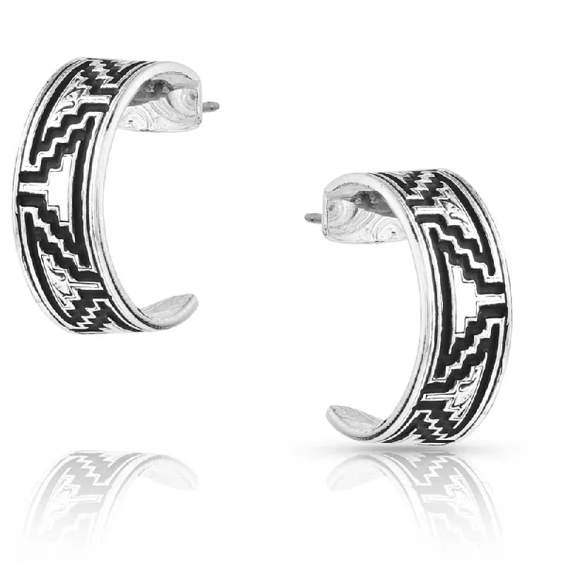 Statement hoop earringsSouthwestern Escape Hoop Earrings