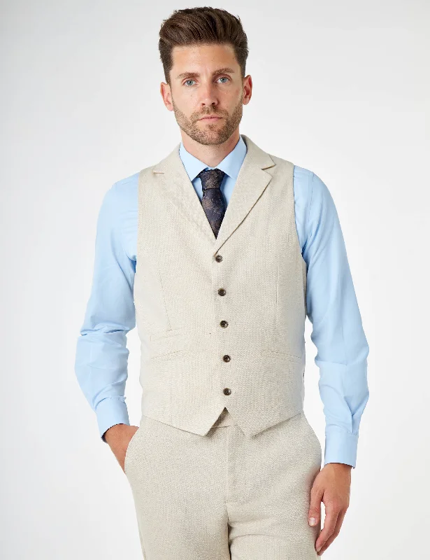 Men's ruby - adorned rings for a bold red colorCALIX – Cream Wool Mix Herringbone Collared Waistcoat Men's ruby - adorned rings for a bold red colorCALIX – Cream Wool Mix Herringbone Collared Waistcoat