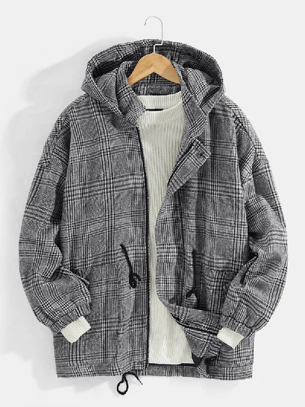 Men's citrine - studded rings for a sunny yellow shadeMens Vintage Plaid Drawstring Waist Pocket Warm Hooded Coats Men's citrine - studded rings for a sunny yellow shadeMens Vintage Plaid Drawstring Waist Pocket Warm Hooded Coats